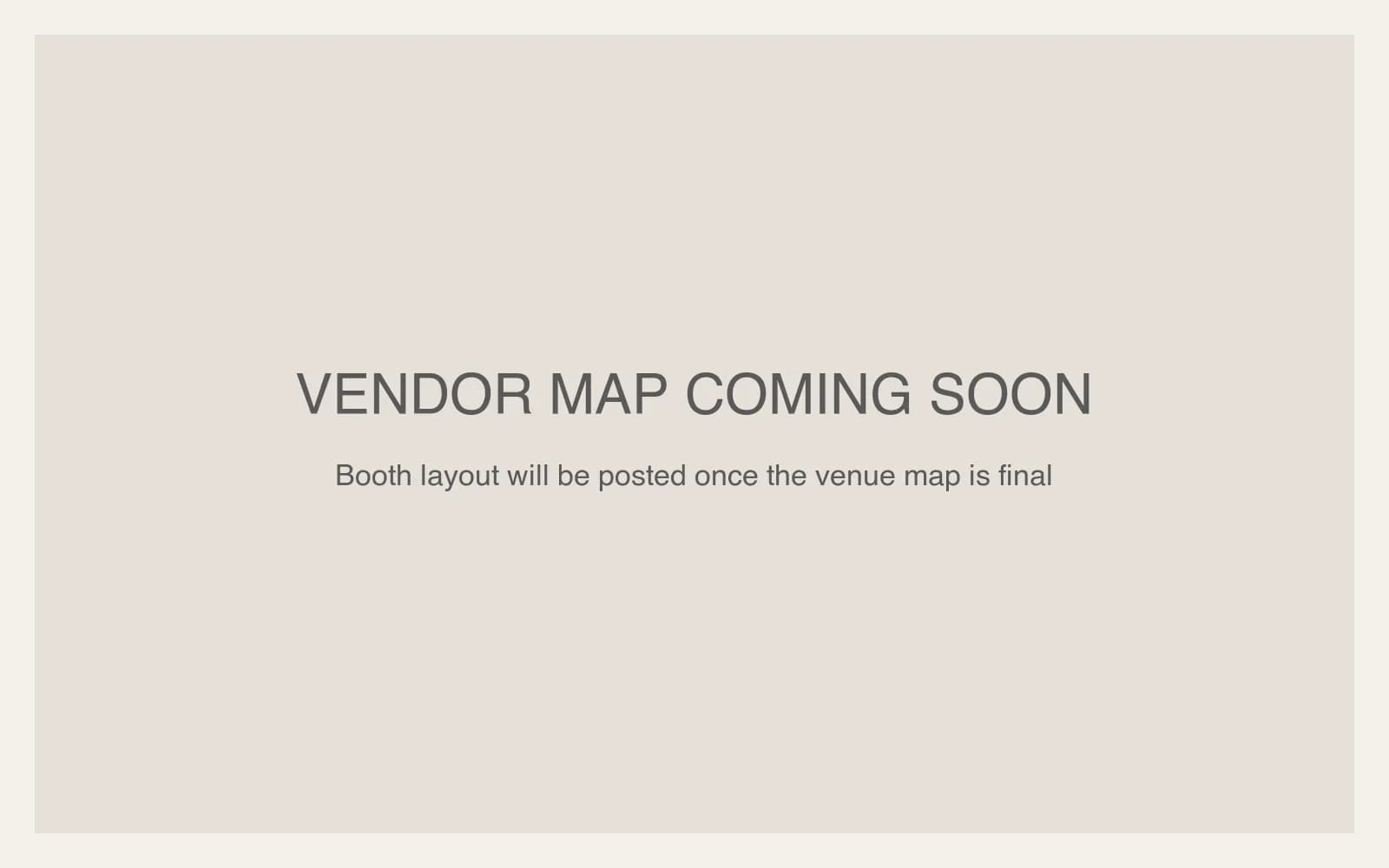 Curse of Cactus Gulch Rodeo Vendor Show venue map